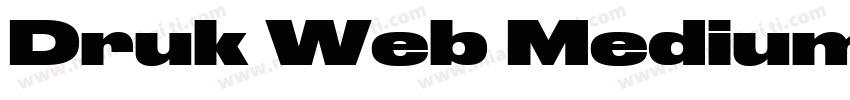 Druk Web Medium字体转换